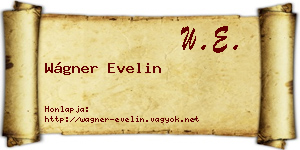 Wágner Evelin névjegykártya