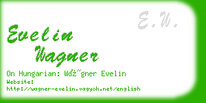 evelin wagner business card